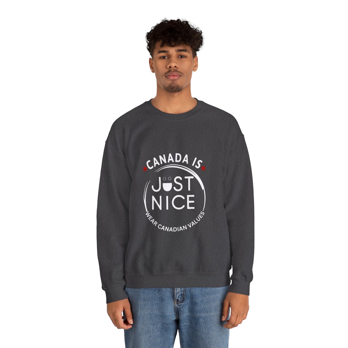 Canada Inspired Unisex Crewneck Sweatshirt - Cozy Fall Style