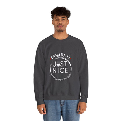 Canada Inspired Unisex Crewneck Sweatshirt - Cozy Fall Style