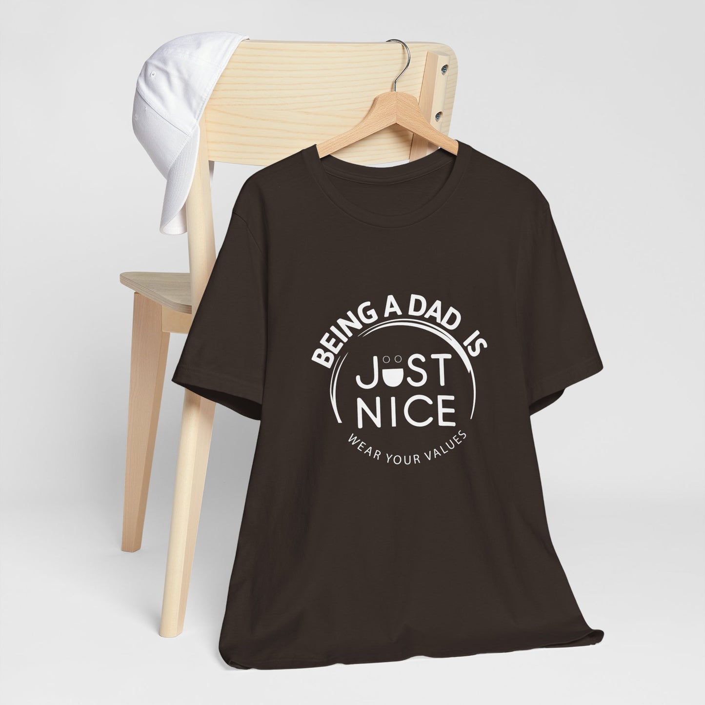Dad Vibes Short Sleeve Tee - Perfect Gift for Father's Day, Comfortable Casual Wear, Unisex Tee for Dad