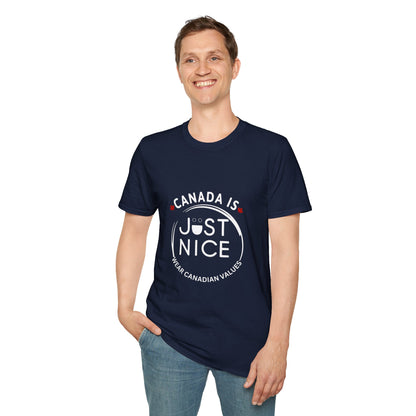 Canada Is Not Nasty Just Nice Unisex Softstyle T-Shirt
