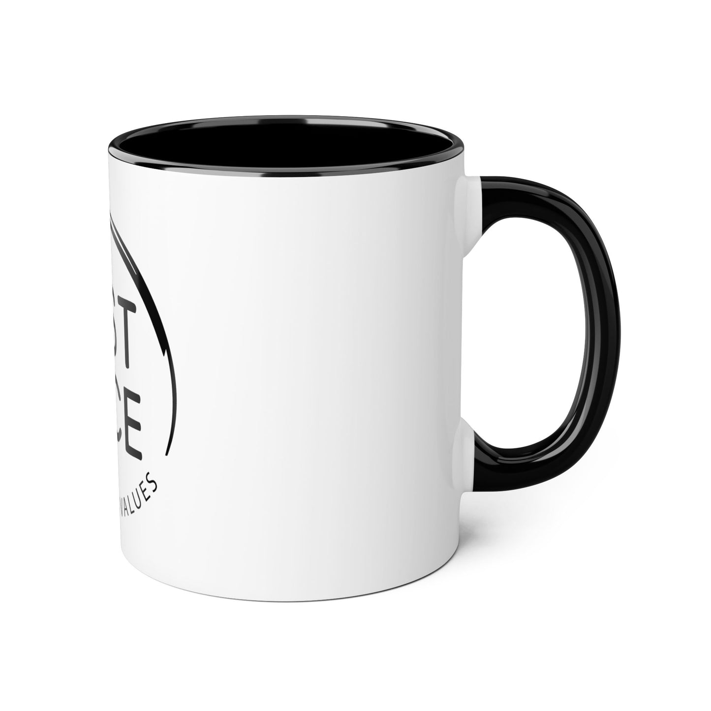 Just Nice Accent Mug - 11oz | Stylish Coffee Cup | Gift for Friends | Inspirational Drinkware | Unique Office Mug | Eco-Friendly Design