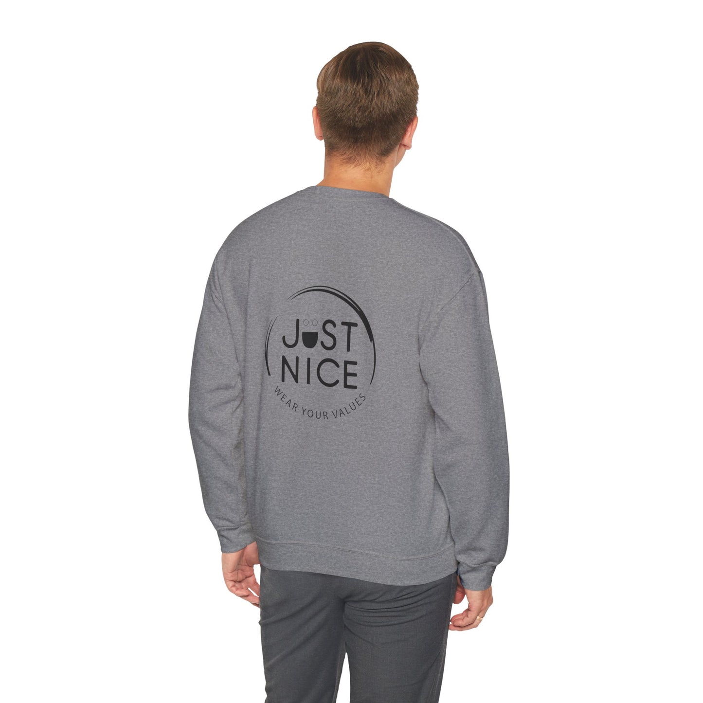 Canada Is Just Nice Crewneck Sweatshirt - Cozy Unisex Sweater for Home & Outdoor