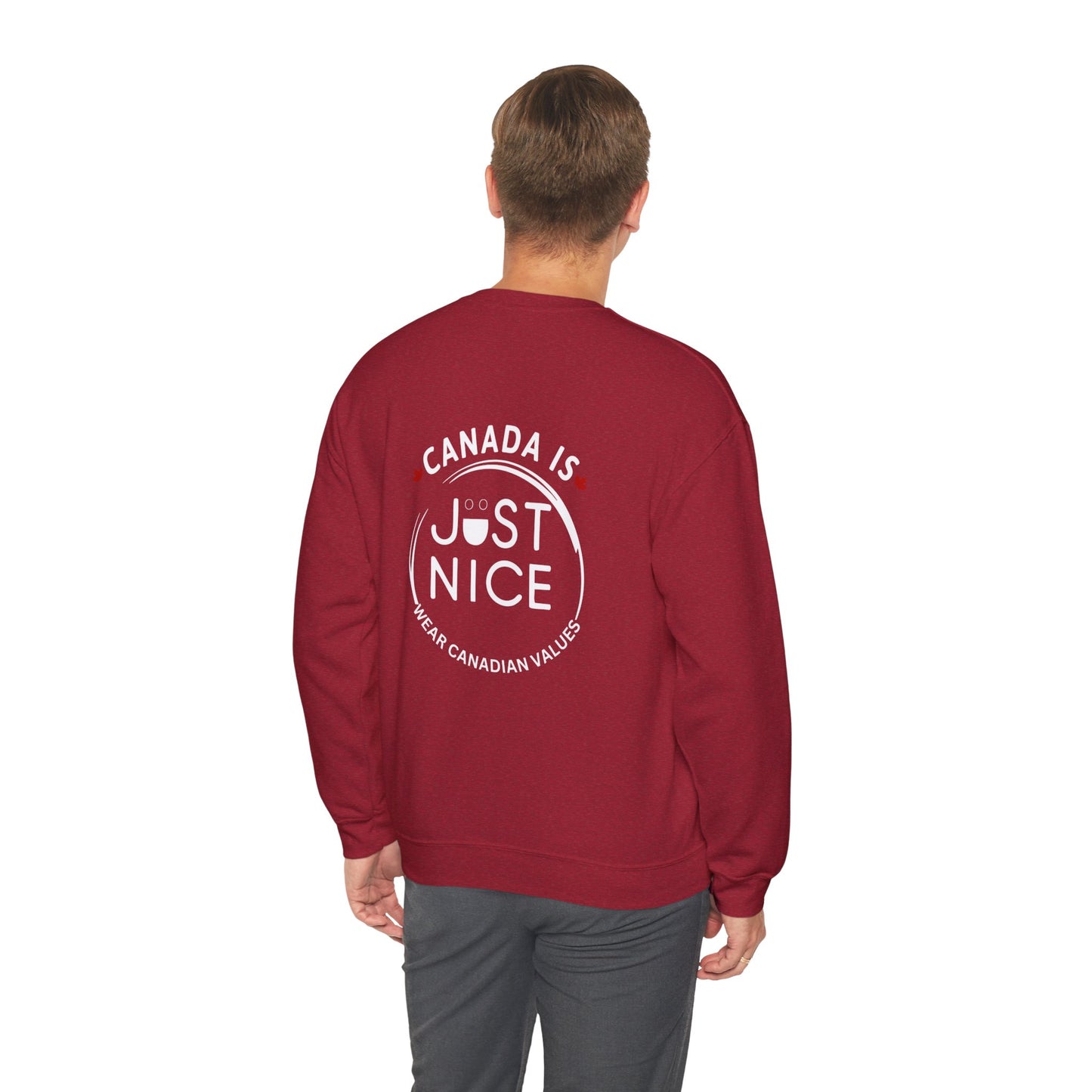 Canada Inspired Unisex Crewneck Sweatshirt - Cozy Fall Style
