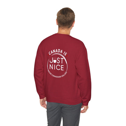 Canada Inspired Unisex Crewneck Sweatshirt - Cozy Fall Style