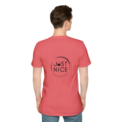 Unisex Softstyle T-Shirt - "Canada is Just Nice" Maple Leaf Design