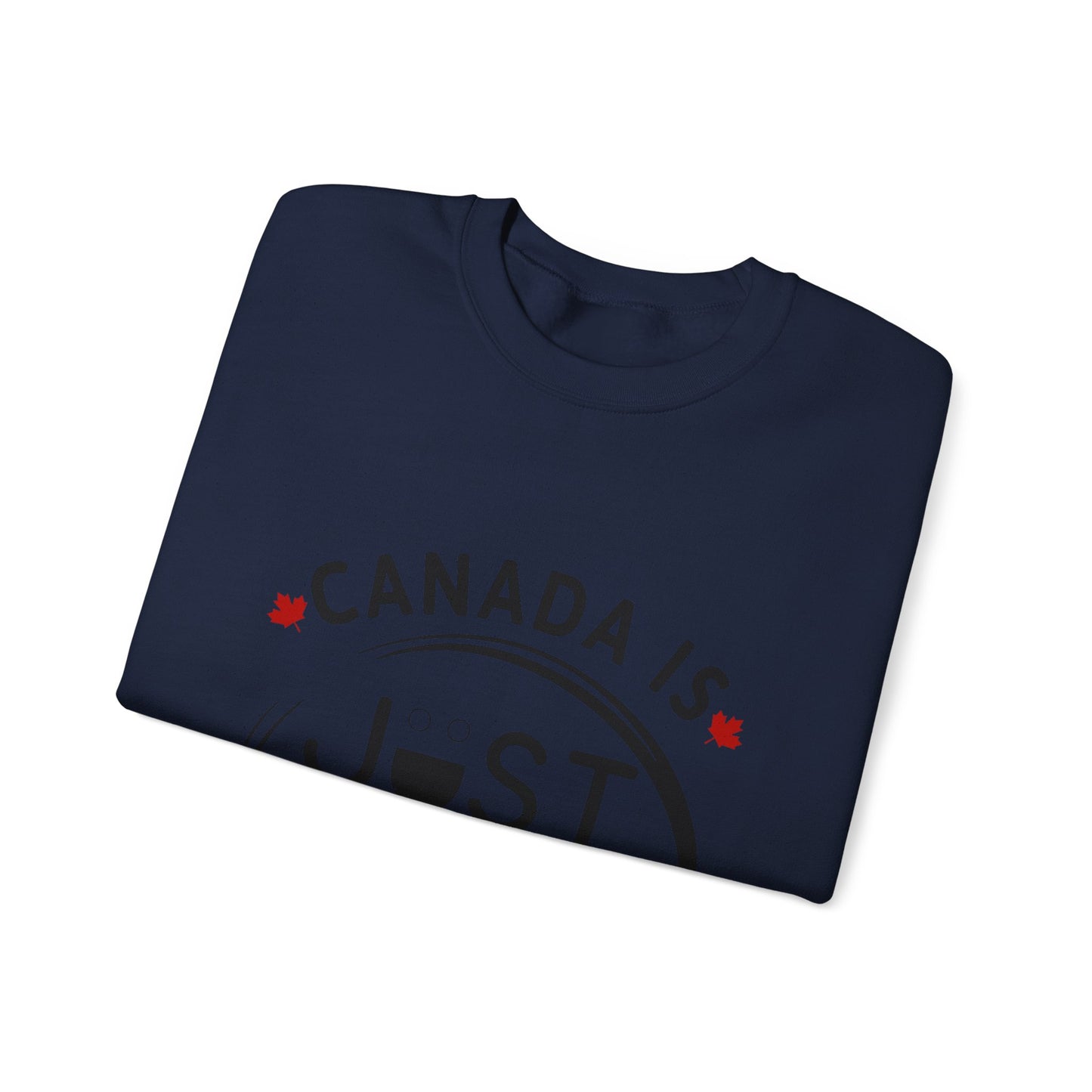 Canada Is Just Nice Sweatshirt, Cozy Unisex Crewneck, Perfect Gift for Canadians, Canada Day Apparel, Everyday Comfort Wear