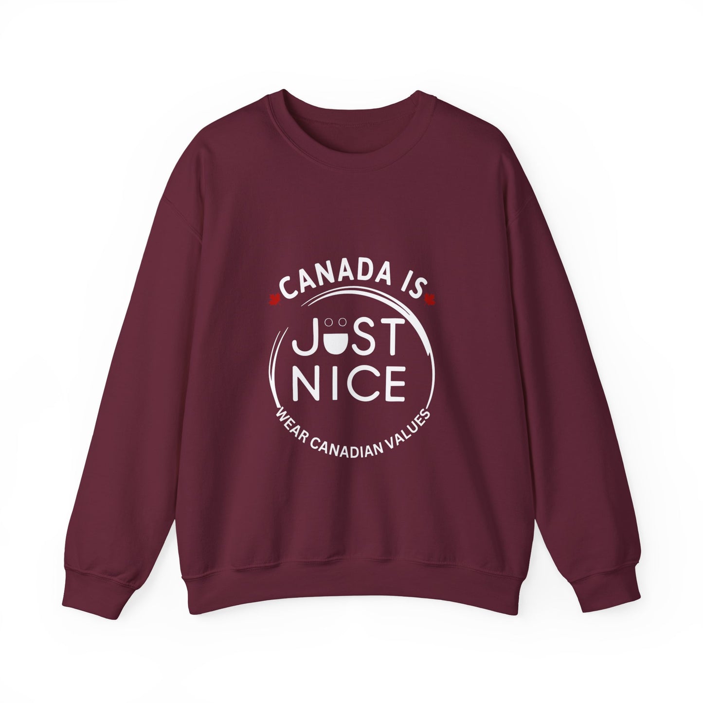 Canada Inspired Unisex Crewneck Sweatshirt - Cozy Fall Style