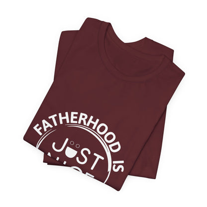 Unisex Jersey Short Sleeve Tee - Present Dad Shirt, Father's Day Gift, Casual Wear, Family T-Shirt, Dad Life Apparel