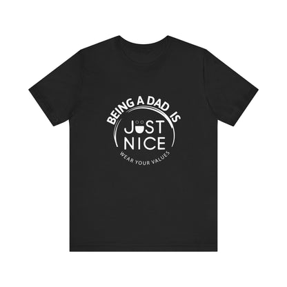 Dad Vibes Short Sleeve Tee - Perfect Gift for Father's Day, Comfortable Casual Wear, Unisex Tee for Dad