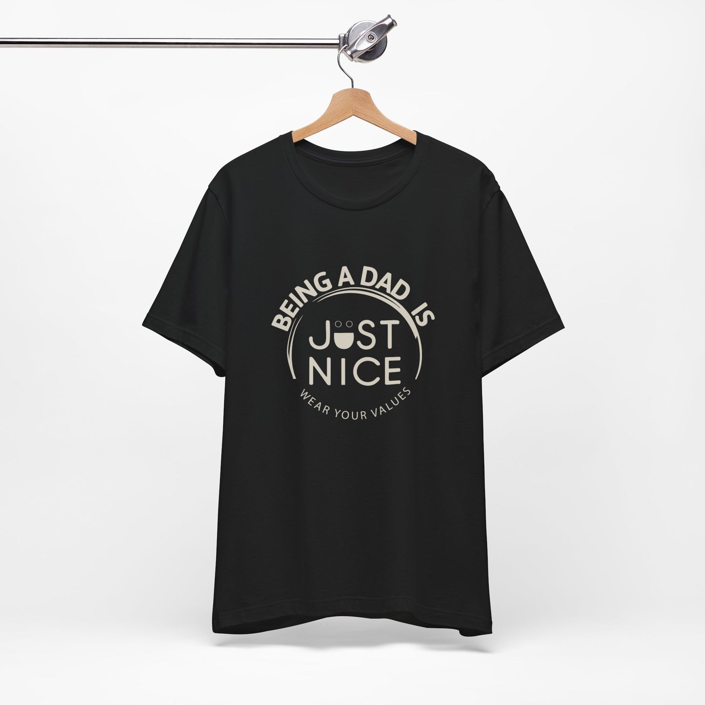 Unisex Dad Values Tee - Perfect Gift for Fathers, Casual Wear, Thoughtful Present, Father's Day, Family Gatherings