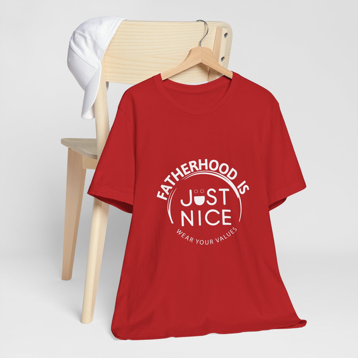 Unisex Jersey Short Sleeve Tee - Present Dad Shirt, Father's Day Gift, Casual Wear, Family T-Shirt, Dad Life Apparel