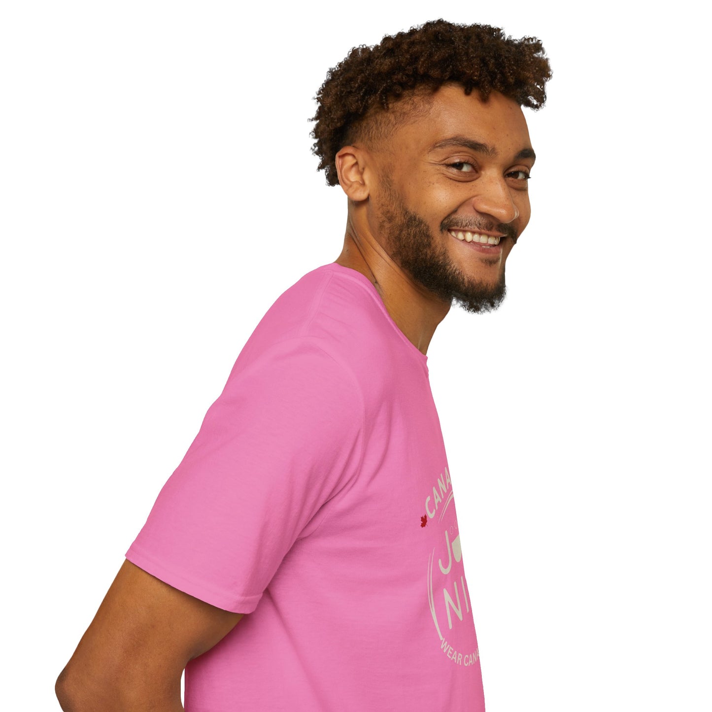 Unisex Softstyle T-Shirt - "Canada is Just Nice" Maple Leaf Design