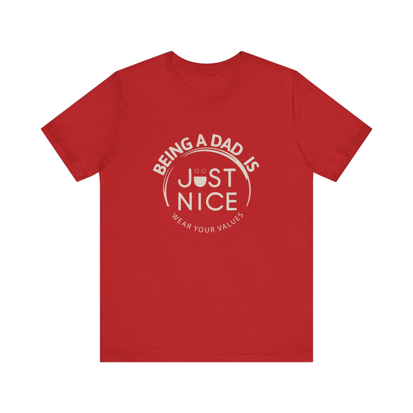 Unisex Dad Values Tee - Perfect Gift for Fathers, Casual Wear, Thoughtful Present, Father's Day, Family Gatherings