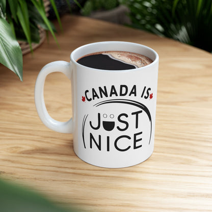 Canada Maple Leaf Ceramic Mug - 11oz & 15oz - Perfect Gift for Tea & Coffee Lovers