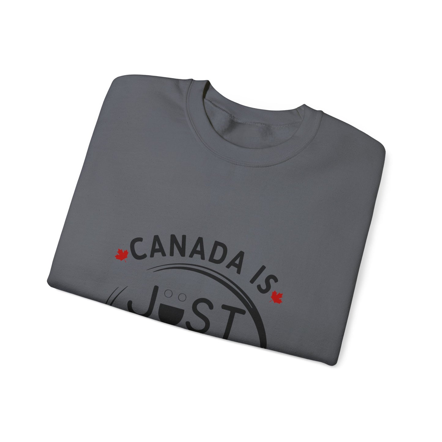 Canada Is Not Nasty Crewneck Sweatshirt - A Cozy Statement Piece for Proud Canadians
