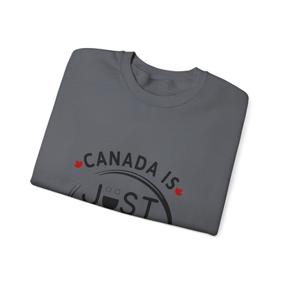 Canada Is Not Nasty Crewneck Sweatshirt - A Cozy Statement Piece for Proud Canadians