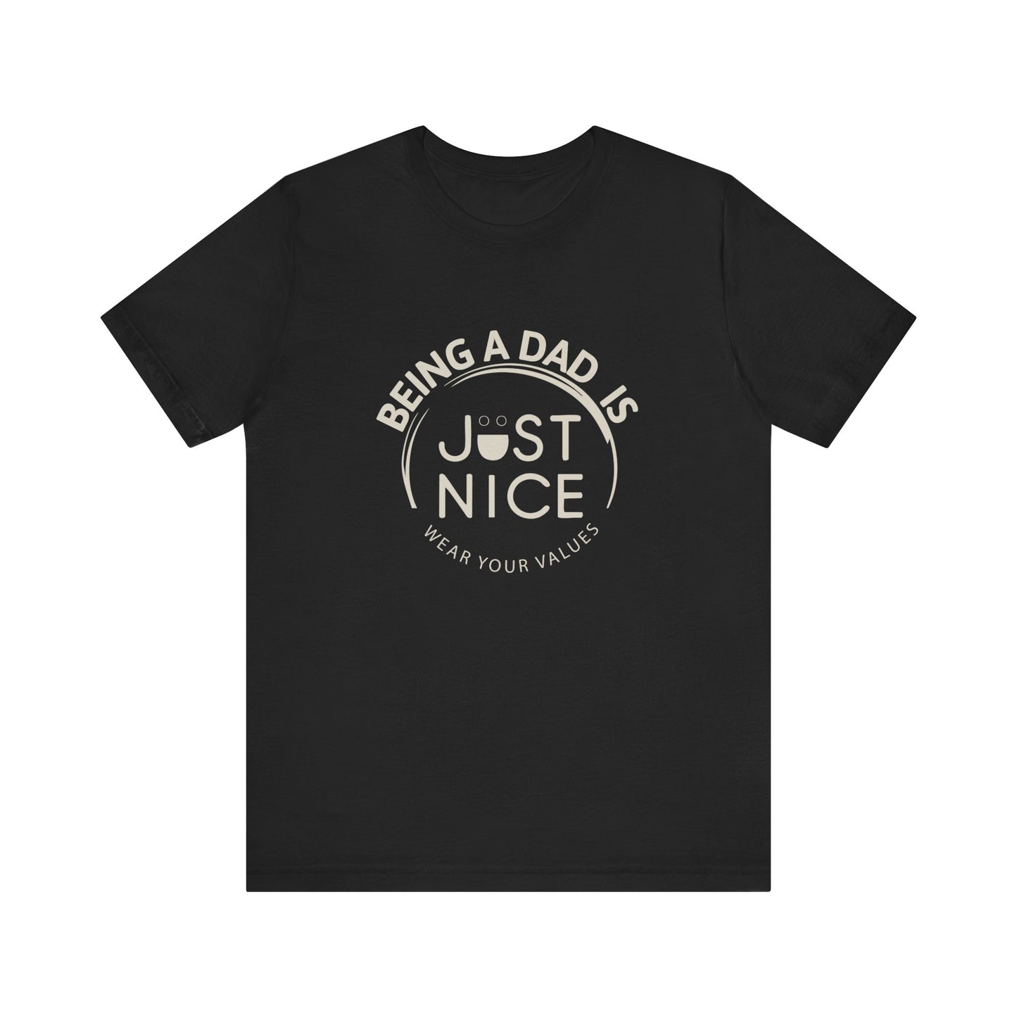 Unisex Dad Values Tee - Perfect Gift for Fathers, Casual Wear, Thoughtful Present, Father's Day, Family Gatherings