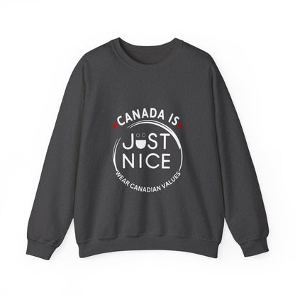 Canada Inspired Unisex Crewneck Sweatshirt - Cozy Fall Style