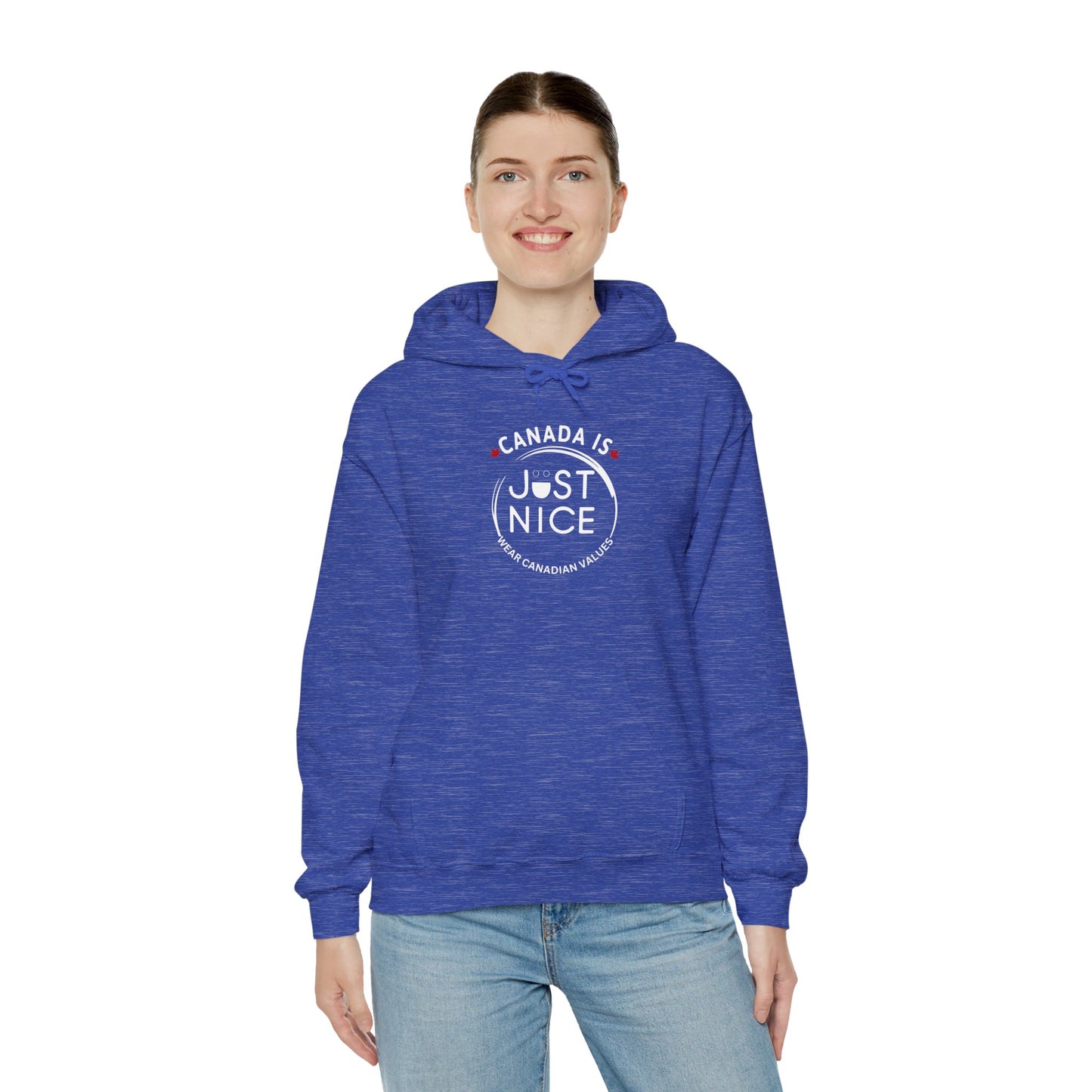Canada Is Just Nice Hooded Sweatshirt | Unisex Cozy Pullover