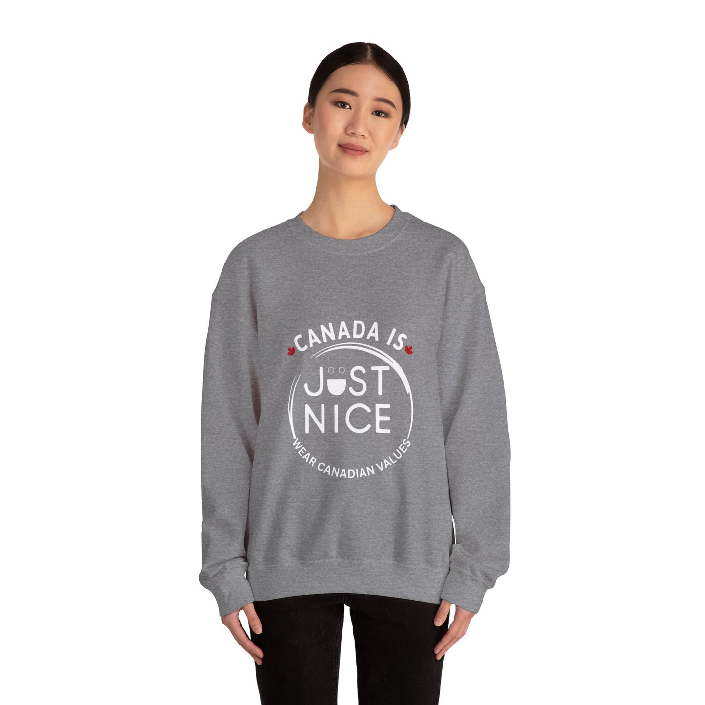Canada Inspired Unisex Crewneck Sweatshirt - Cozy Fall Style