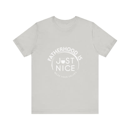 Unisex Jersey Short Sleeve Tee - Present Dad Shirt, Father's Day Gift, Casual Wear, Family T-Shirt, Dad Life Apparel